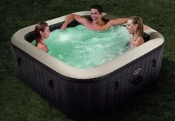 28452 Purespa Bubble 6P Greystone Vierk.-Brico New