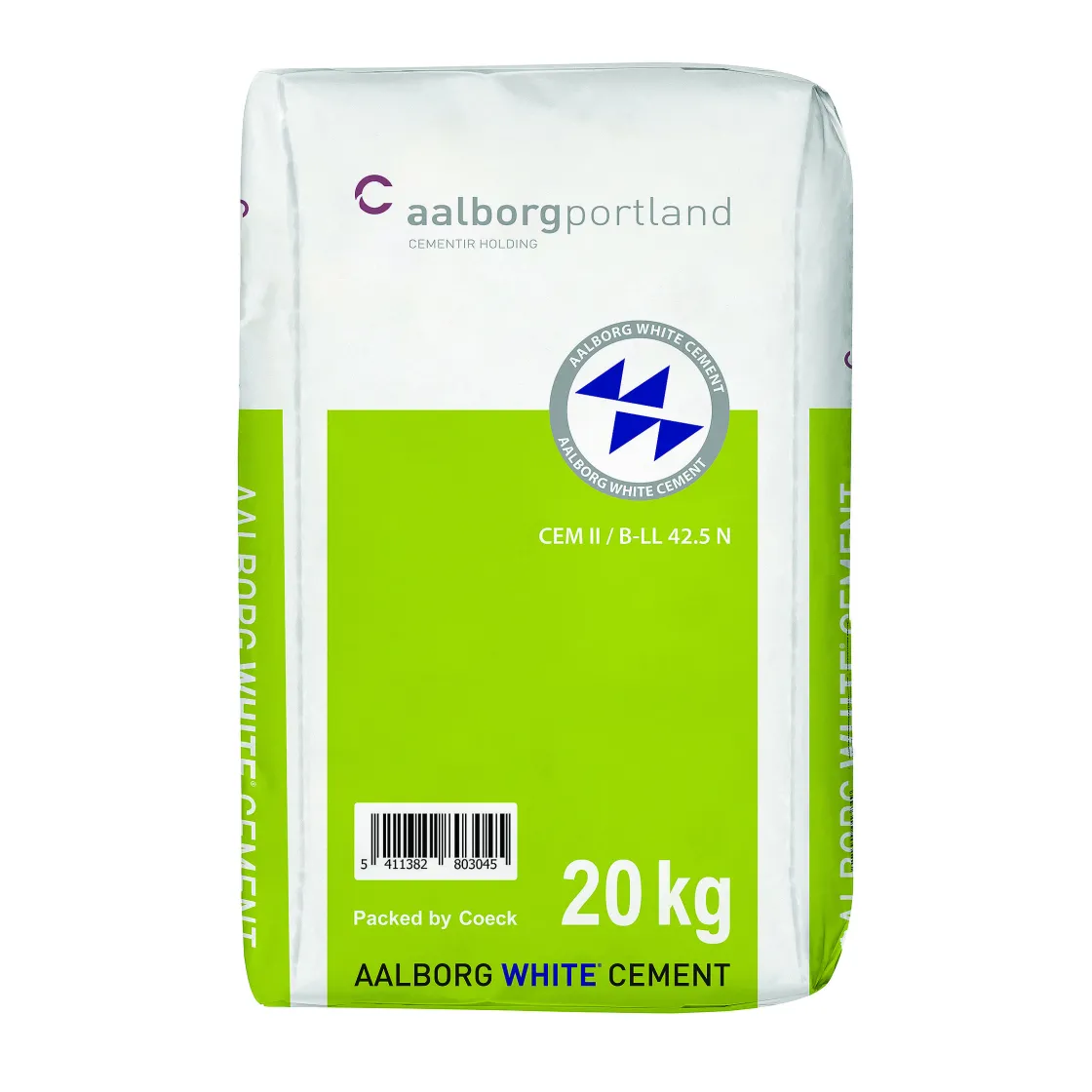 Brico Aalborg Cement Wit Cem 42,5N 20Kg New