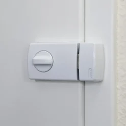 Abus Deurbijzetslot Met Kierstandhouder 2110 Wit-Brico