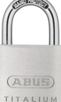 Abus Hangslot Titalium Tkti23/30 Dubele Beigelvergrendeling-Brico Sale