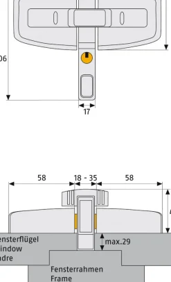 Abus Raamslot Dfs95 Wit-Brico Best