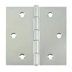 Alberts Scharnier Verzonken Schroefgaten Rolbaar + Vastgeklonken Rvs Pen 80X80X1,25Mm-Brico Hot