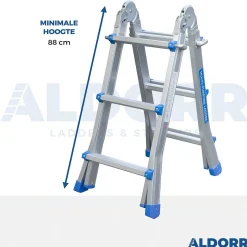 Brico Aldorr Home - Multiladder Uitschuifbare Vouwladder 4X3 - 2,80M Discount