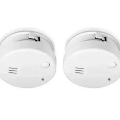 Alecto Mini Rookmelder Met 5 Jaar Batterij Sa-102 2-Pack Wit-Brico Discount