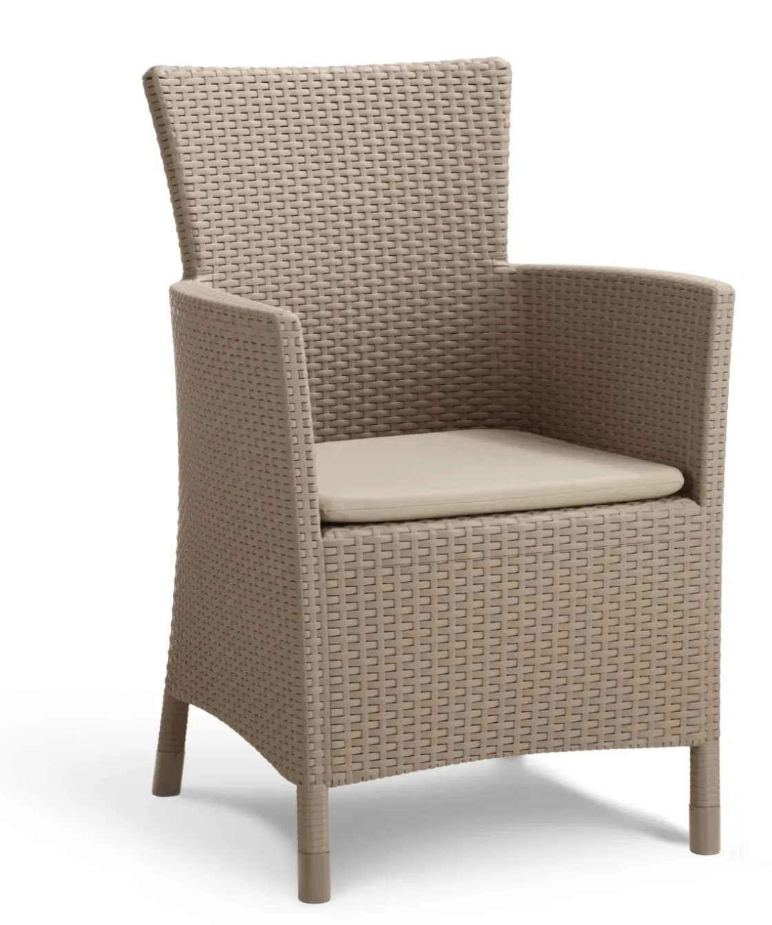 Alibert Tuinstoel Iowa Dining Cappuccino-Brico Hot