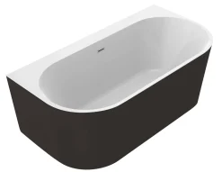 Brico Allibert Bad Ondina 170X87X56Cm Zwart Mat Outlet