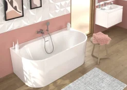 Brico Allibert Bad Ondina 170X87X56Cm Wit Glanzend Clearance