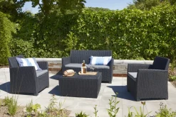 Allibert Balkon Loungeset Mia Antraciet 4-Delig-Brico Sale