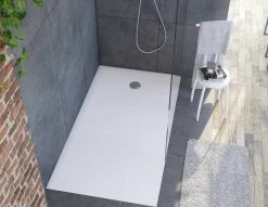 Brico Allibert Douchebak Karbon 160X90Cm Rechthoek Wit Best