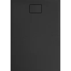 Brico Allibert Douchebak Terreno 120X80Cm Rechthoek Zwart