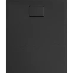 Brico Allibert Douchebak Terreno 100X80Cm Rechthoek Zwart Best