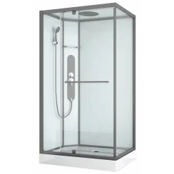 Brico Allibert Douchecabine La Paz Rechthoekig 120X90Cm Gun Metal Hot