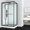 Brico Allibert Douchecabine La Paz Rechthoekig 120X90Cm Zwart Best