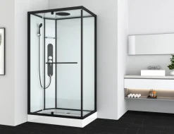 Brico Allibert Douchecabine La Paz Rechthoekig 120X90Cm Zwart Best