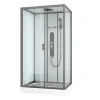 Brico Allibert Douchecabine Uyuni Rechthoek 80X120Cm Grijs
