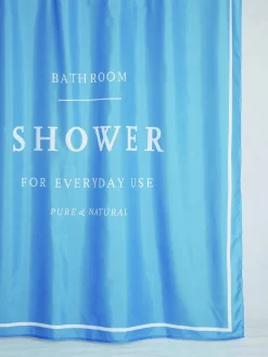 Brico Allibert Douchegordijn Azur Polyester Blauw 180X200Cm Online