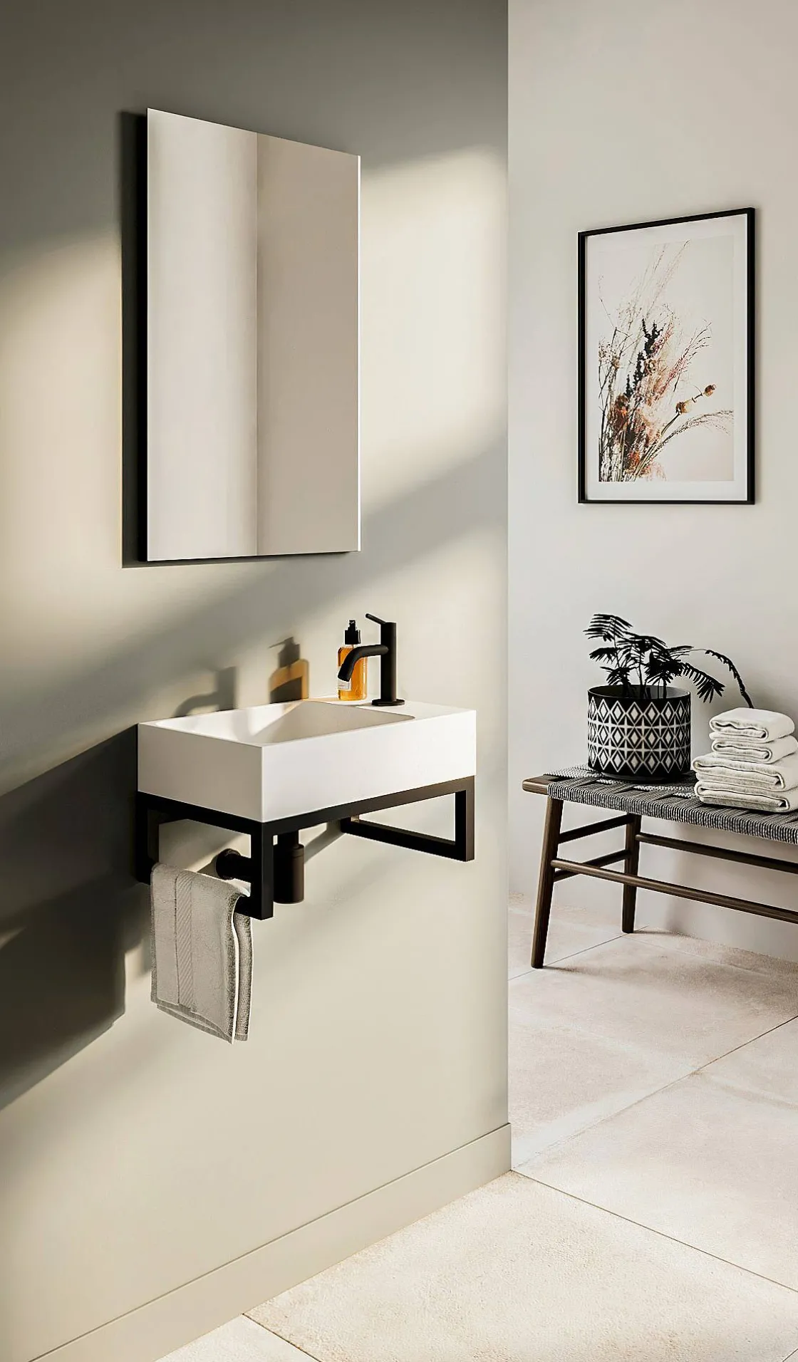 Brico Allibert Fontein Iron Pack 40Cm Wit Hot