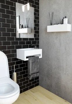 Brico Allibert Toiletfontein Banio 40Cm Wit Discount