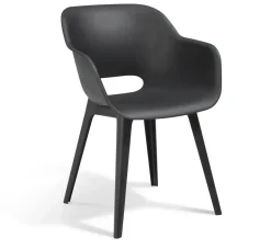 Allibert Tuinstoel Akola Kuip Grafiet-Brico Discount