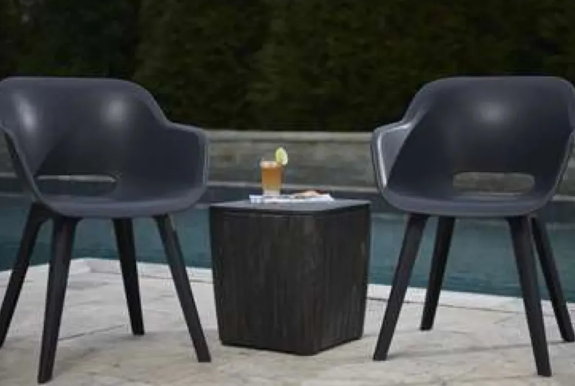 Allibert Tuinstoel Akola Kuip Grafiet-Brico Discount