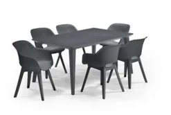 Allibert Tuinstoel Akola Kuip Grafiet-Brico Discount