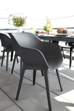 Allibert Tuinstoel Akola Kuip Grafiet-Brico Discount