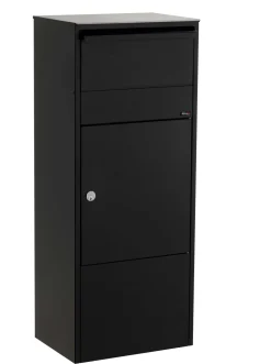 Allux 800 Pakketbrievenbus Zwart Gegalvaniseerd Staal-Brico Online