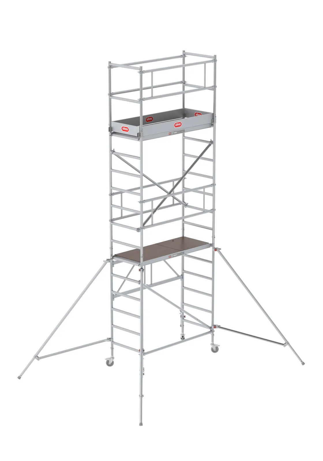 Brico Altrex Aluminium Vouwsteiger Rs Tower 34 Module 3 Werkhoogte 5,80-7,80M Hot