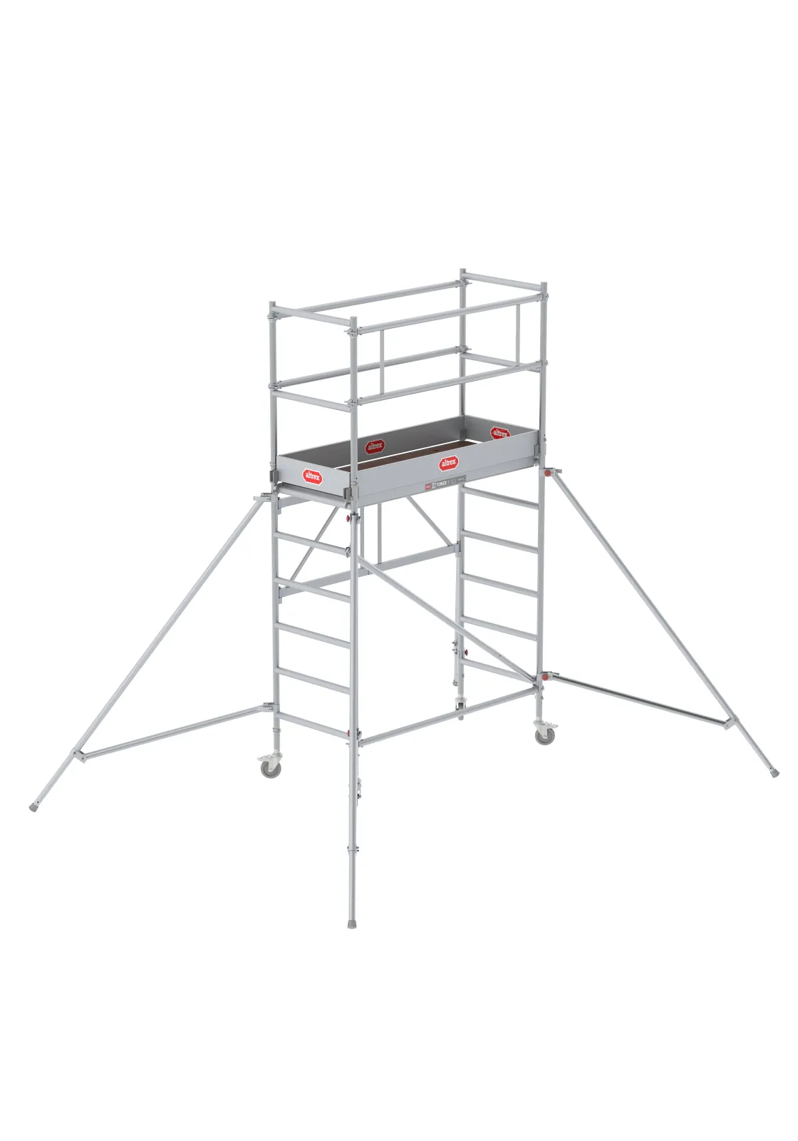 Brico Altrex Aluminium Vouwsteiger Rs Tower 34 Module 2 Werkhoogte 3,80M New