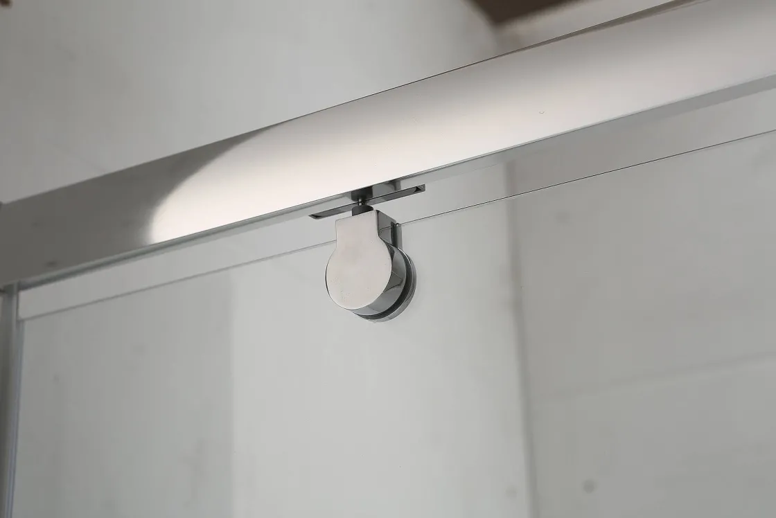 Brico Aquavive Douche Draaideur Zanzibar Chroom 190X90Cm Best