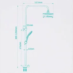 Brico Aquavive Doucheset Junin Chroom Hot