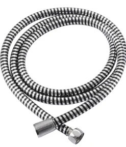 Brico Aquavive Doucheslang Pvc 175Cm Chroom-Zwart Clearance