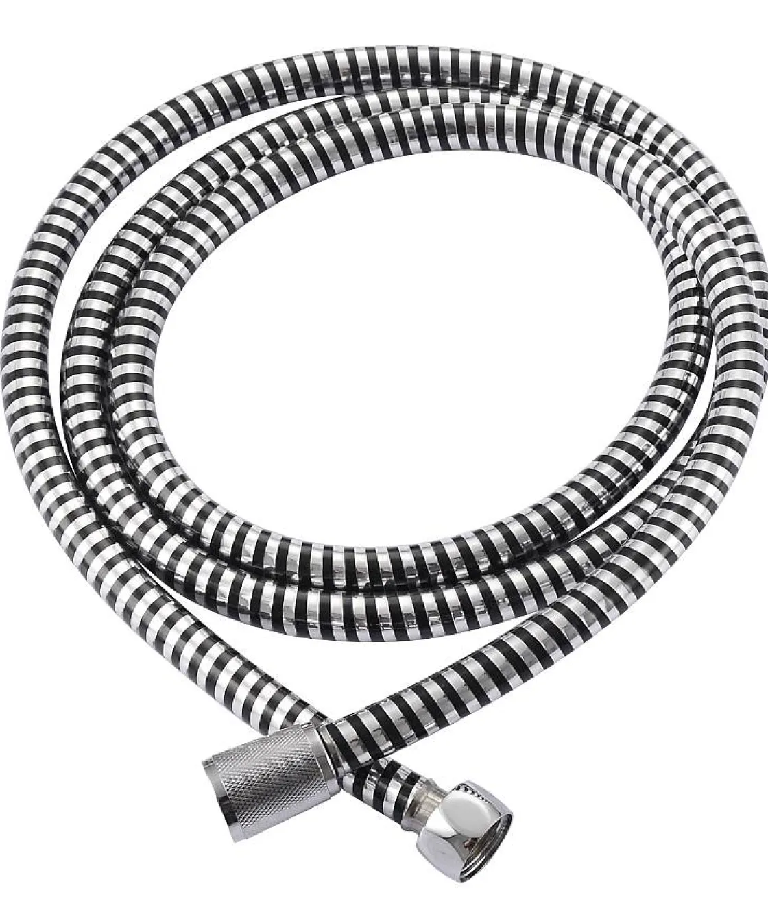 Brico Aquavive Doucheslang Pvc 175Cm Chroom-Zwart Clearance