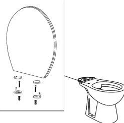 Brico Aquavive Duoblok Toilet Avisio I Ao Aansluiting I Randloos Toiletpot Wit