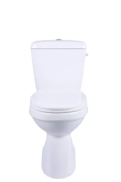 Brico Aquavive Duoblok Toilet Ippari I Ao Aansluiting I Soft-Close Toiletzitting Wit