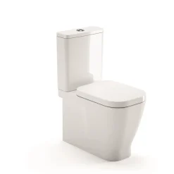 Brico Aquavive Duoblok Toilet Look | Soft-Close Toiletzitting | Universee Afvoer| Randloos Toiletzitting Wit Outlet