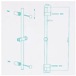 Brico Aquavive Eco Doucheset Belbo Chroom Best