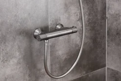 Brico Aquavive Eco Thermostatische Douchekraan Nilson Gun Metal 15Cm Best