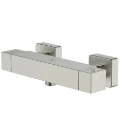 Brico Aquavive Eco Thermostatische Douchekraan Lena Geborsteld Staal 15Cm Outlet