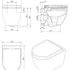 Brico Aquavive Hangtoilet Mazaro Wit | Soft-Close Toiletzitting | Randloos Toiletpot Sale