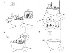 Brico Aquavive Hangtoilet Slizza Wit | Soft-Close & Quick Release Toiletzitting | Randloos Toiletpot Outlet