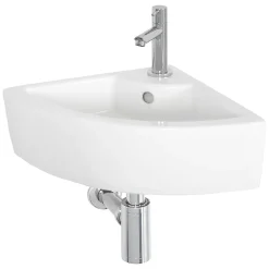 Brico Aquavive Hoekfonteinset Midou Keramiek Wit 32,5Cm Sale