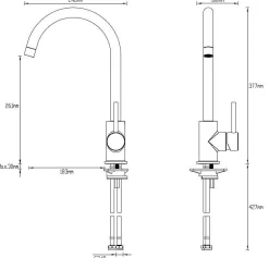 Brico Aquavive Keukenmengkraan Shire Koper Online
