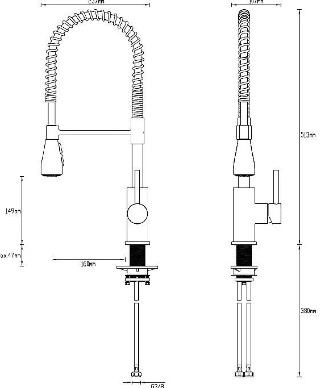 Brico Aquavive Keukenmengkraan Beni Met Handdouche Chroom Mat Outlet