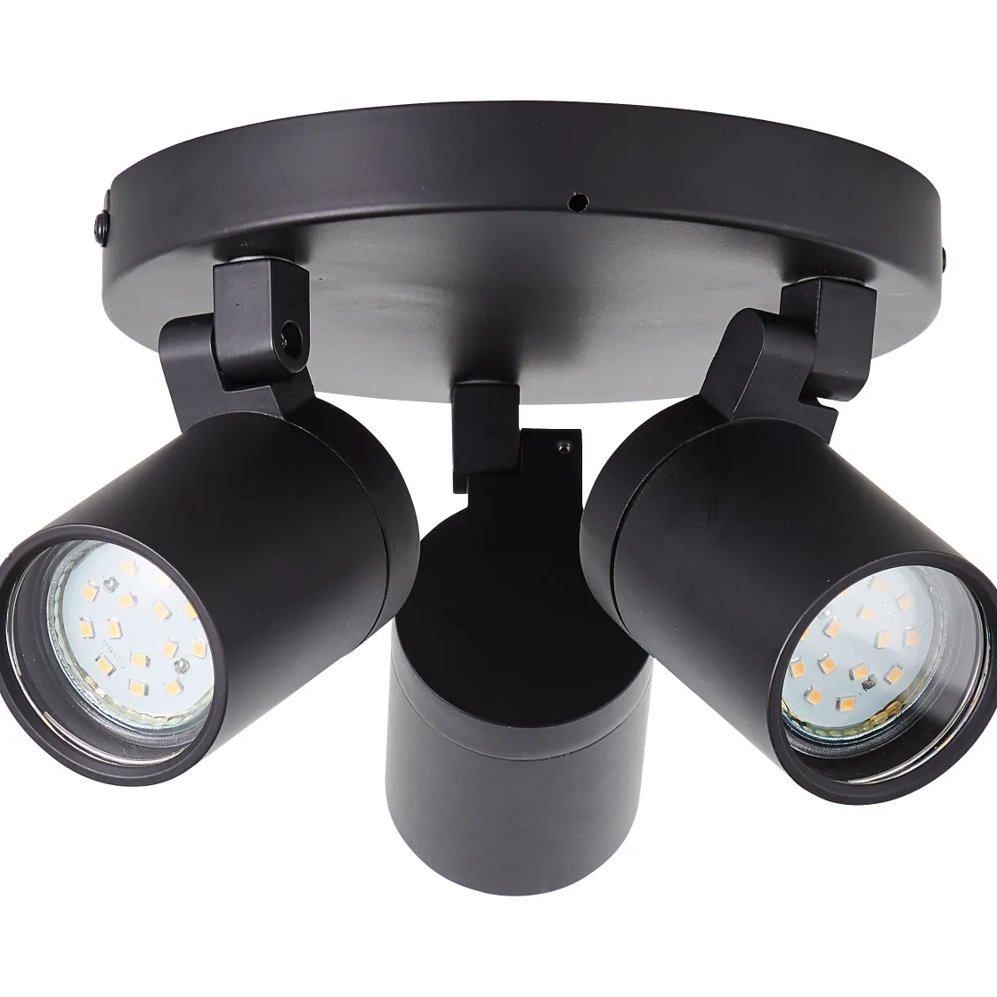 Brico Aquavive Plafondspot Irminio Zwart 19Cm 3Xgu10 5W Hot