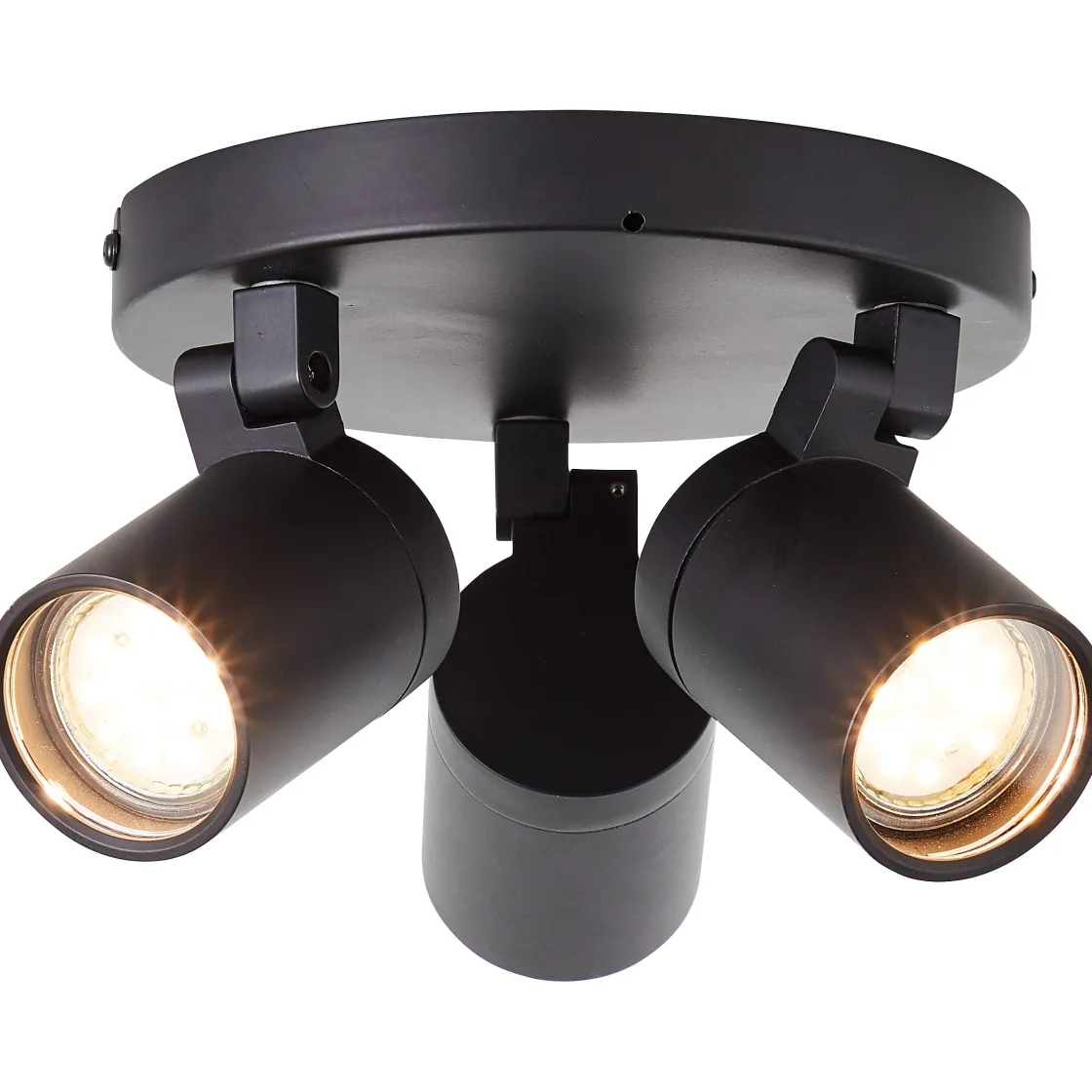 Brico Aquavive Plafondspot Irminio Zwart 19Cm 3Xgu10 5W Hot