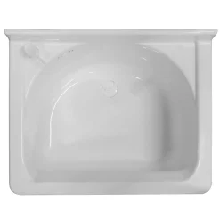 Brico Aquavive Uitgietbak Ardeche Kunststof 54Cm Wit New