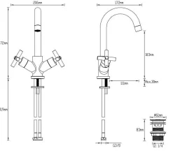 Brico Aquavive Wastafelkraan Rosali Rvs Outlet