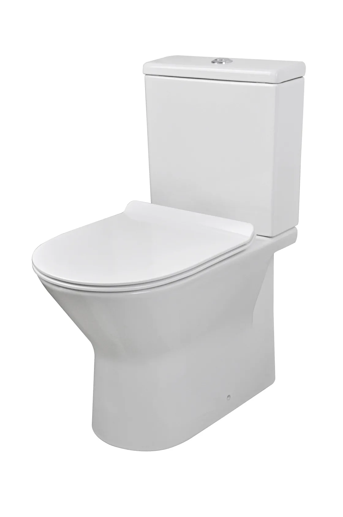 Brico Aquazuro Duoblok Toilet Livenza I Universele Afvoer I Randloos Toiletpot Wit Sale