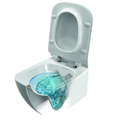 Brico Aquazuro Inbouwreservoir Set Iris | Quick Release & Soft-Close Toiletzitting | Randloos Toiletpot New